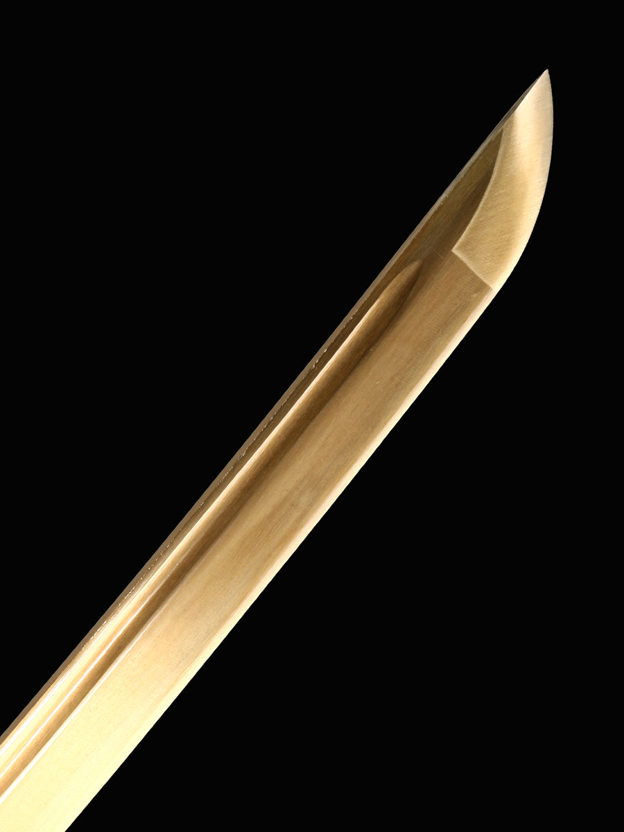 Handmade Japanese Sword With Golden Blade And Scabbard(97)