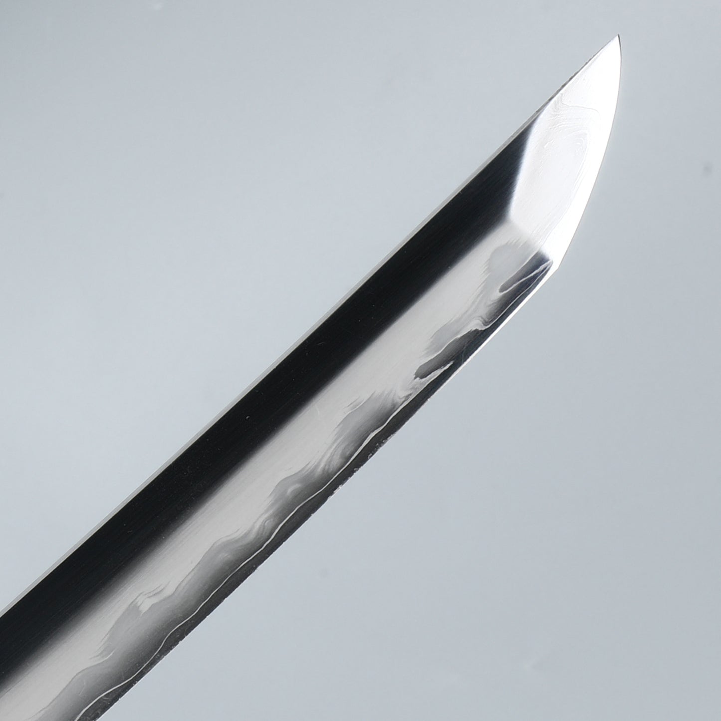High-grade Samurai Handmade Katana Black T10 Steel Three Handcrafted Forged Fish Skin Sheath Full Tang
