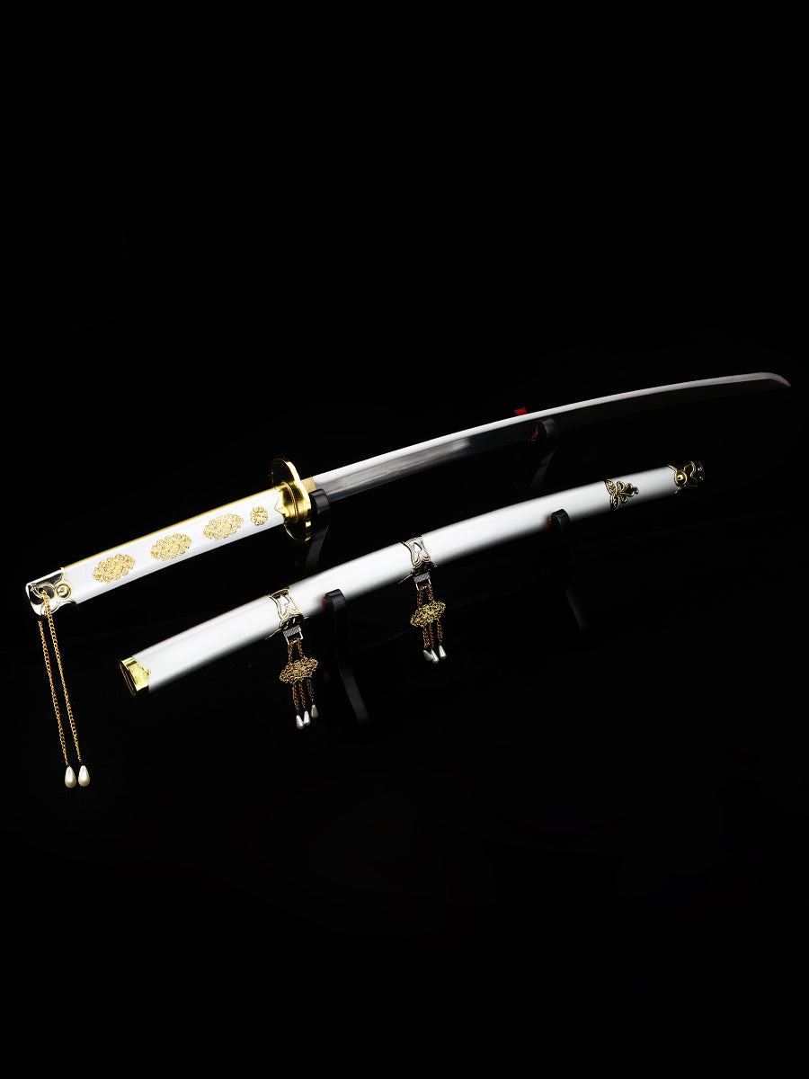 (A020)Handmade Japanese Tachi Odachi Sword High Manganese Steel With black Blade