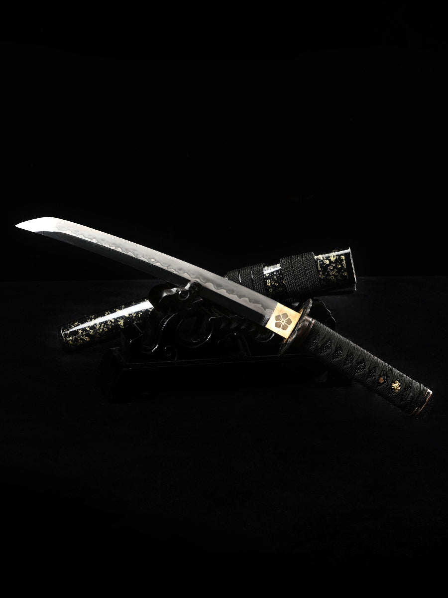Japanese short sword decorative sword, Japanese samurai sword, made of T10 steel