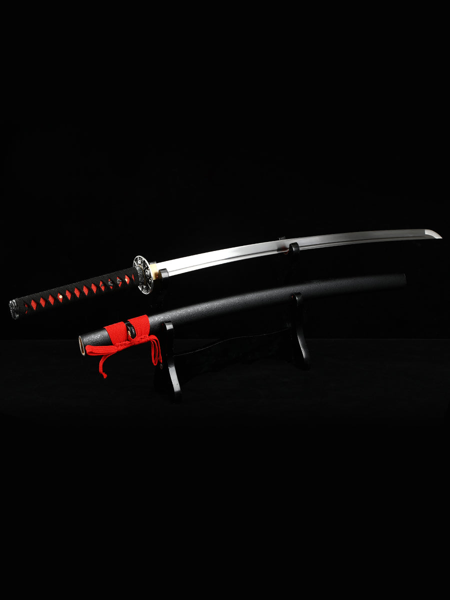 Japanese Samurai Sword Skull Sword Tan 1095 Steel Crafted Exquisite Gift