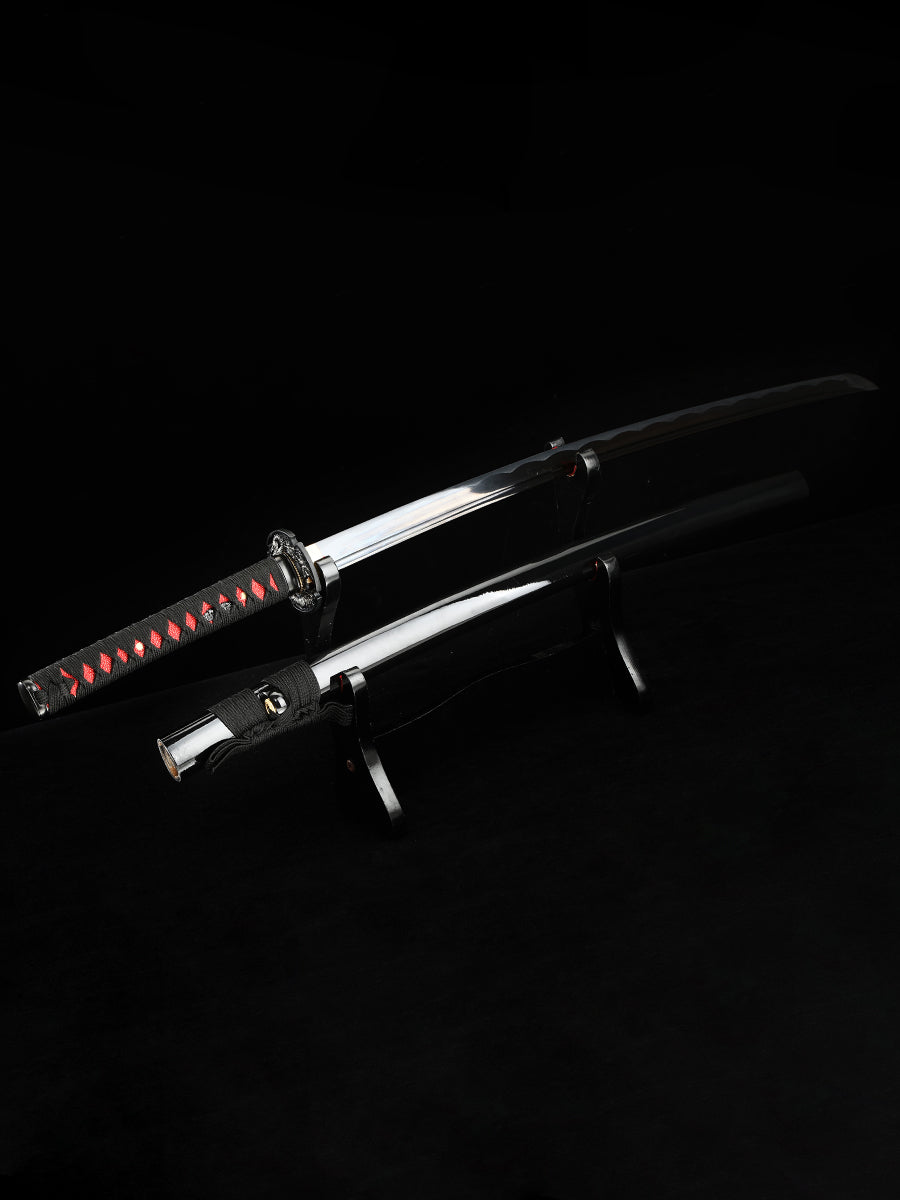 Black handmade genuine katana sword(18)