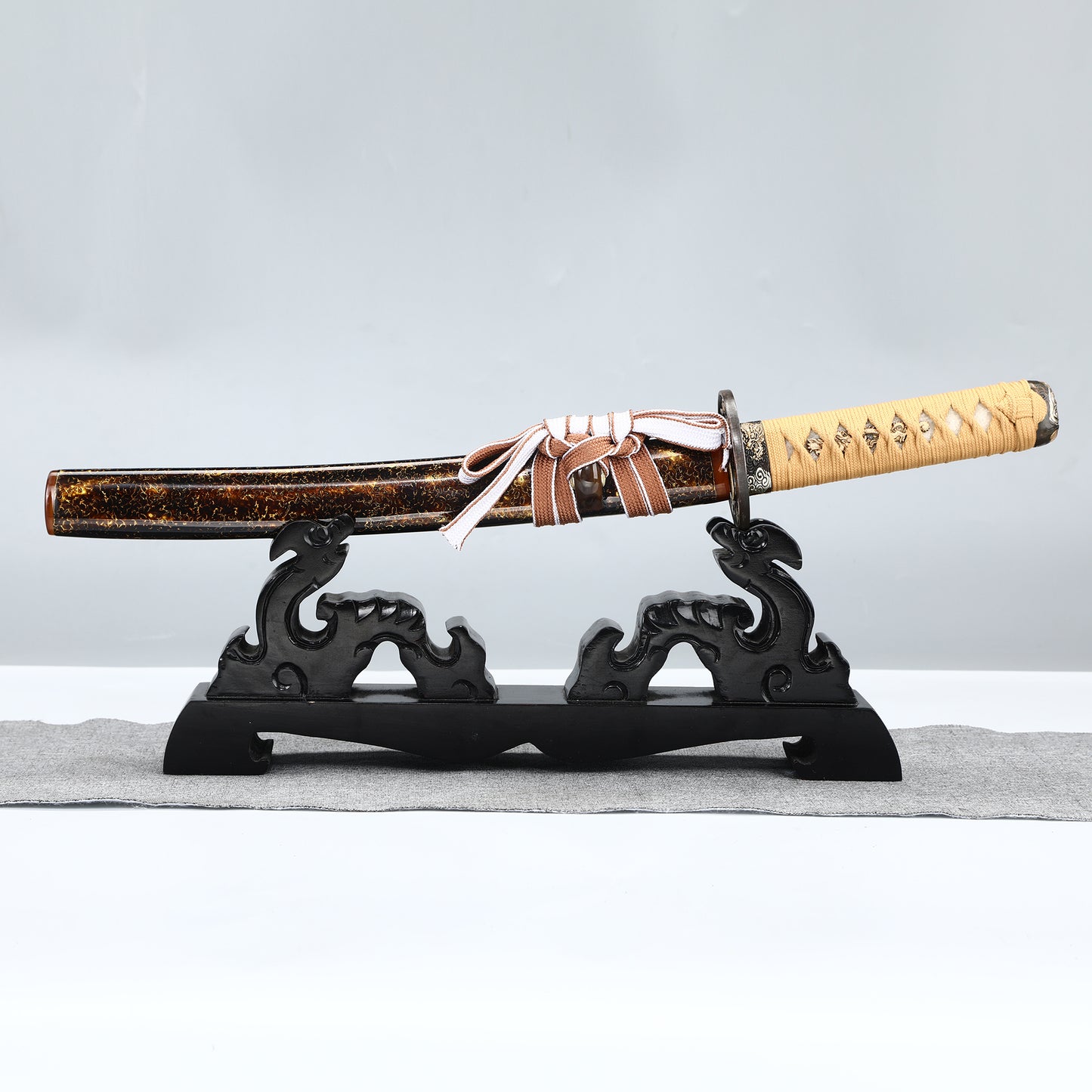Handemade Real Japanese 20Inch T10 Clay Tempered Tsuchioki Steel Katana Samurai Sharp Full Tang