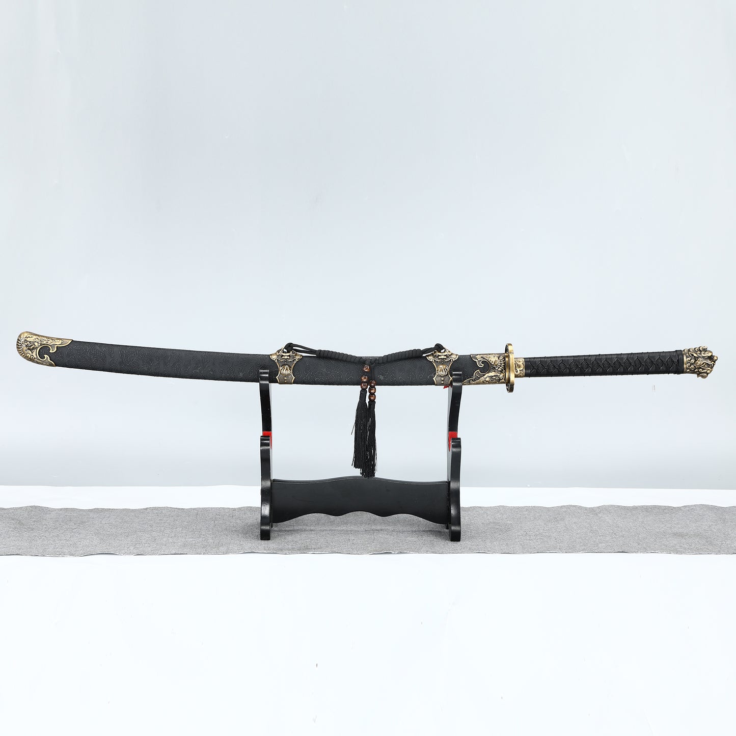 Chinese Sword Tang Dynasty Sword High Carbon Steel Dragon Pattern Sheath