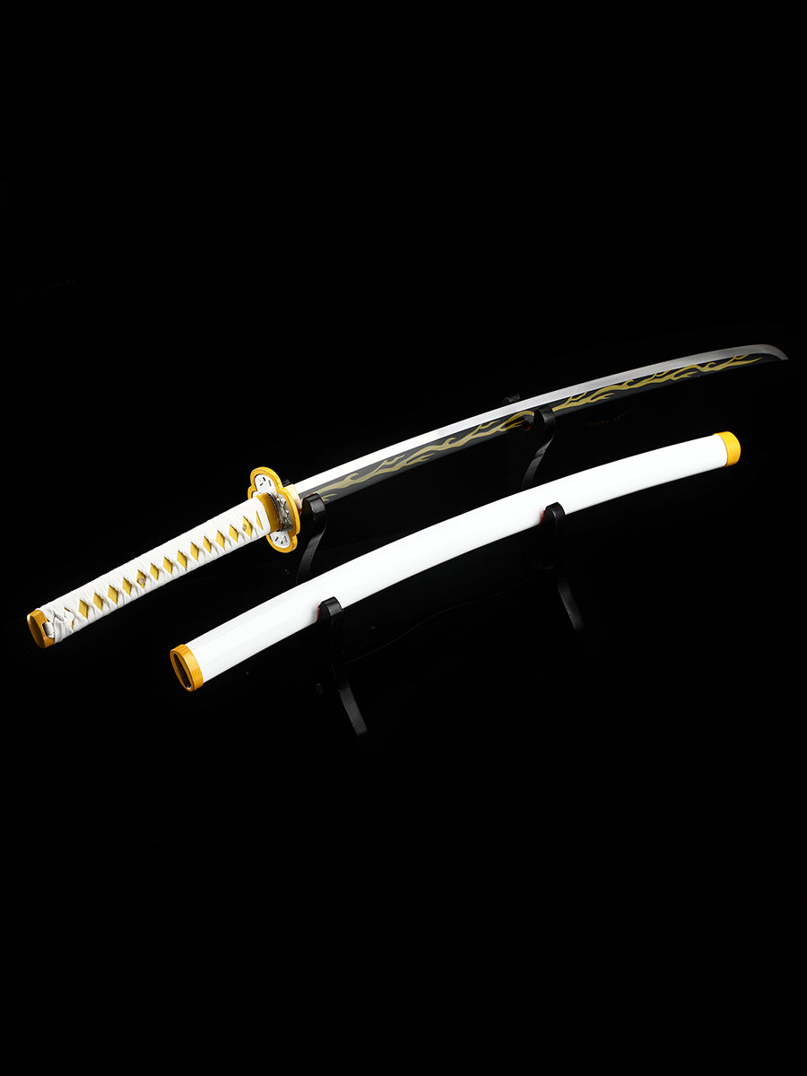 (A006)Demon Slayer kimetsu no yaiba Truly handmade katana sword Agatsuma Zenitsu