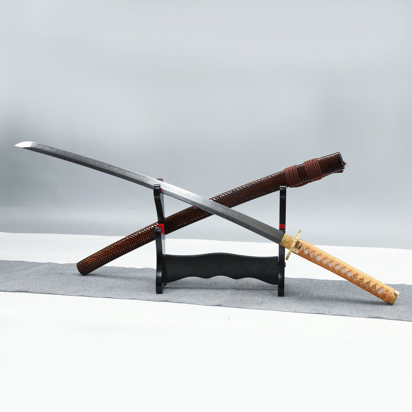 Sword KATANA  T10 Steel Handmade Samurai Sword Handmade Sword Full Tang Razor Sharp