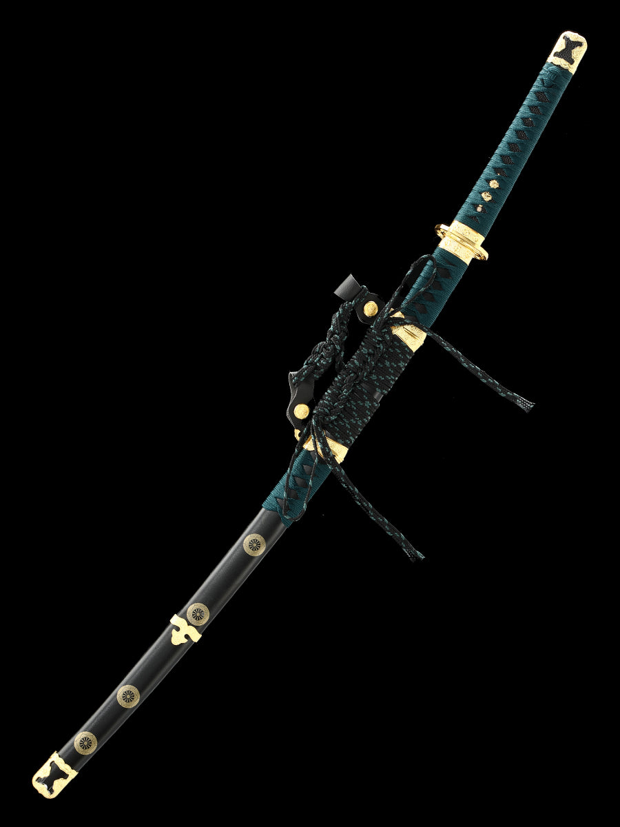Japanese Samurai Sword Taidao 1095 steel hand carved blade