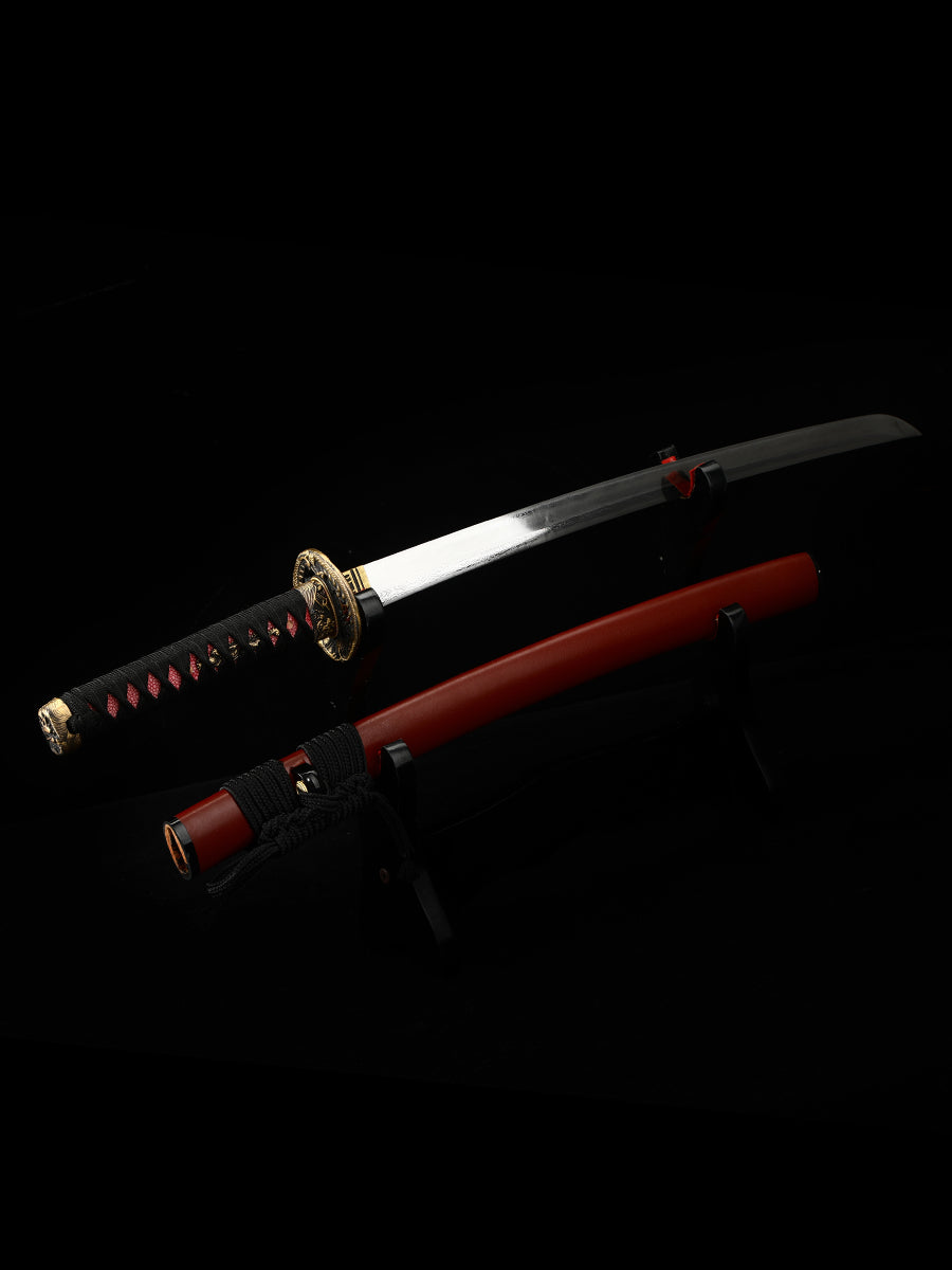 Advanced Samurai Handmade Katana Dama Steel Handmade Forging All Tang Dynasty