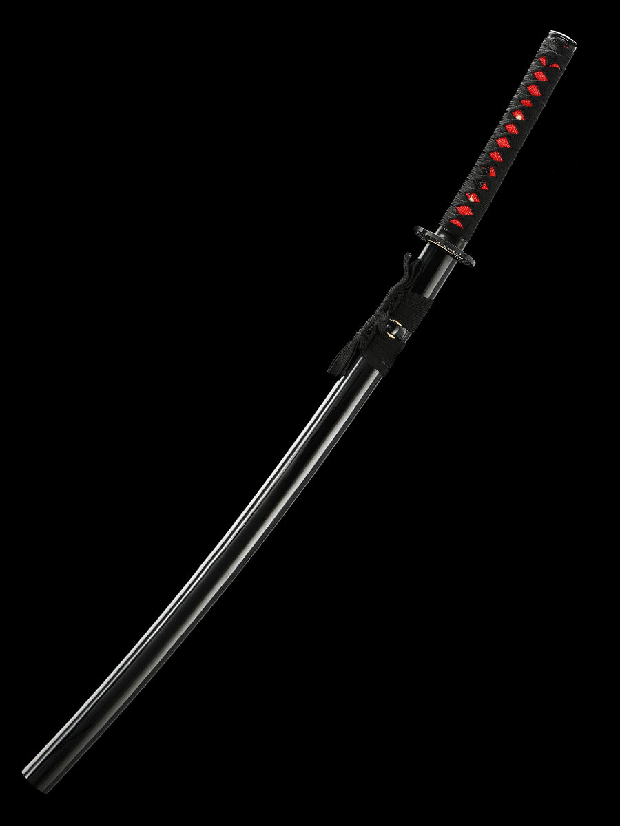 Black handmade genuine katana sword(18)