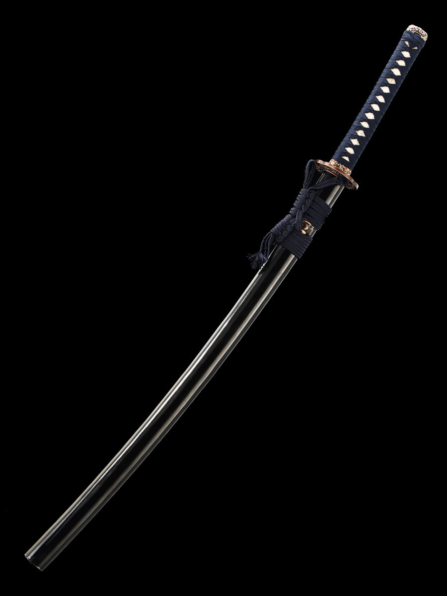 Japanese samurai sword hand forged T10 steel made flower knife Tan battle preparation(78