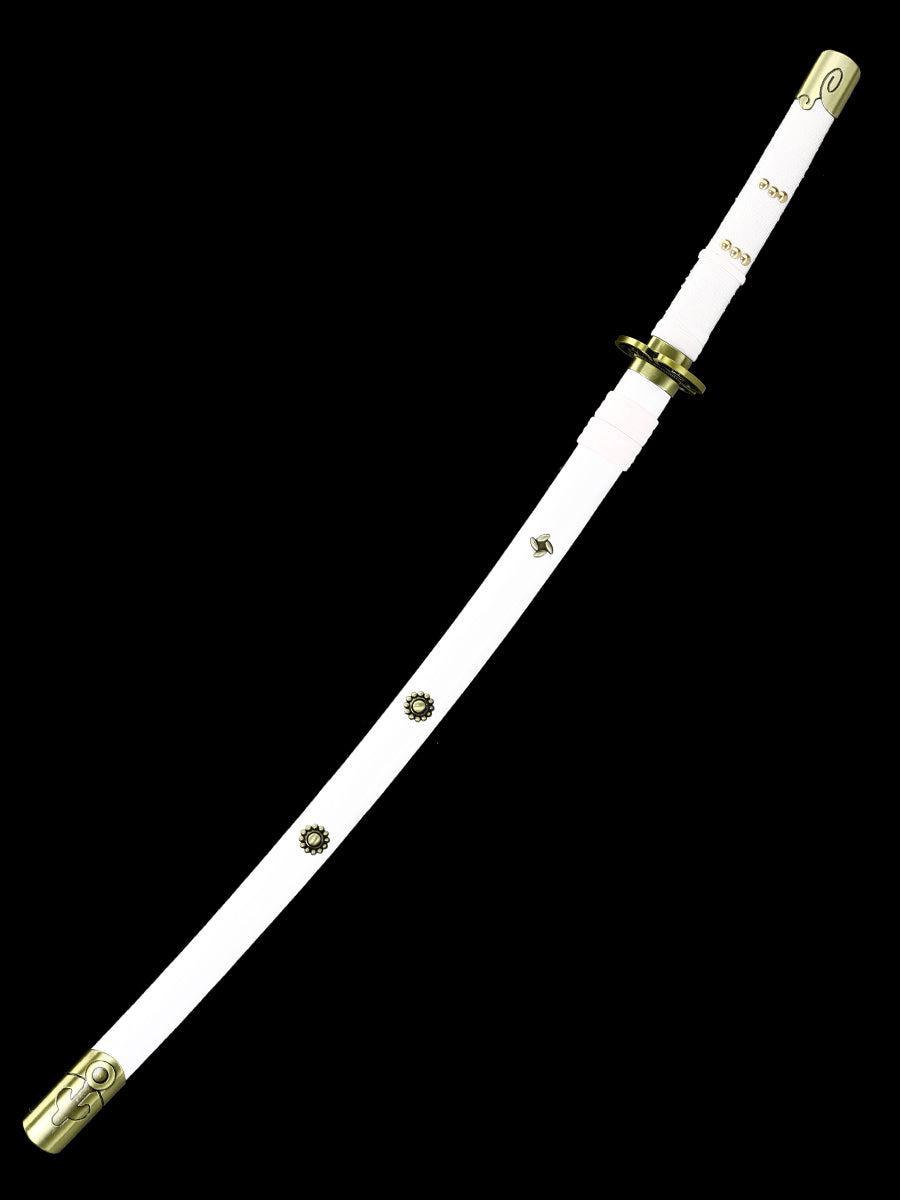 Role playing Samurai sword 1060 steel made white