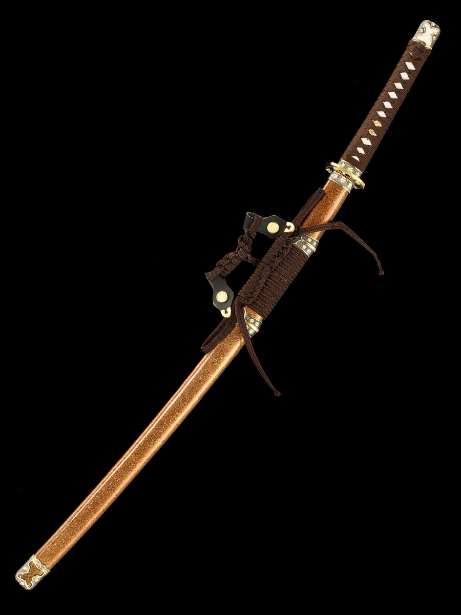 (26)Handmade Japanese Tachi Odachi Sword Pattern Steel Full Tang