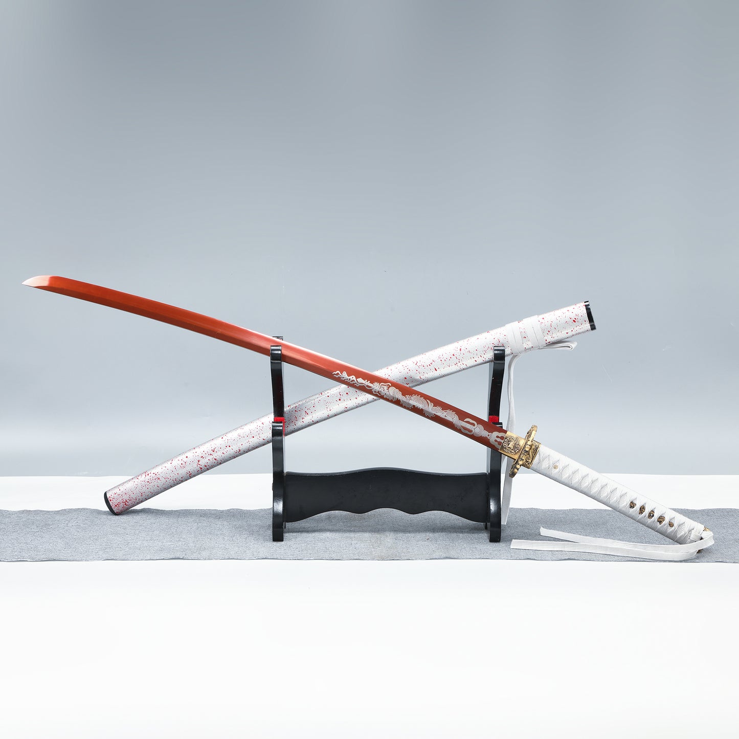 (6)HERO SWORD New Handmade Katana Sword Hand Forged Authentic Japanese Sword Real Combat Razor Sharp Samurai Sword Best Gift for Women Mens