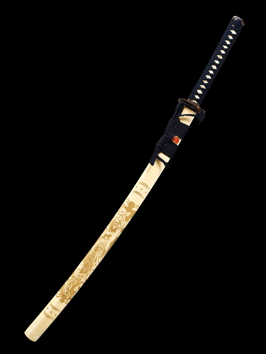 Real T10 Katana Clay Tempered Sword Steel Sharp Japanese Samurai Swords are a Unique Gift for Men