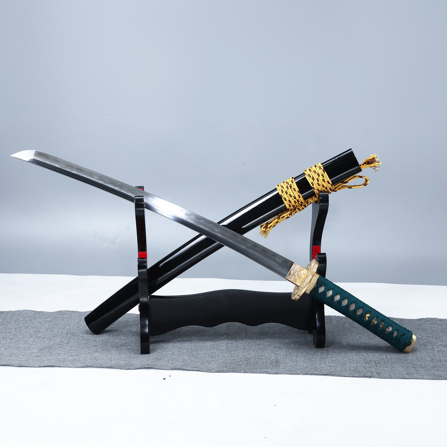Real Japanese Advanced Samurai Handmade Katana Dama Steel Handmade Forging All Tang Dynasty