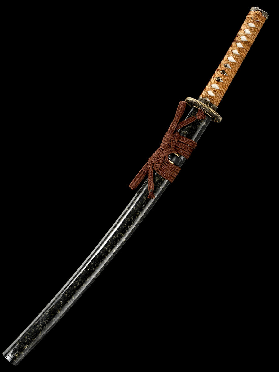 Japanese Real Sword Handmade Katana T10 Steel Samurai Hand drawn scabbard Knife Full Tang Sharp