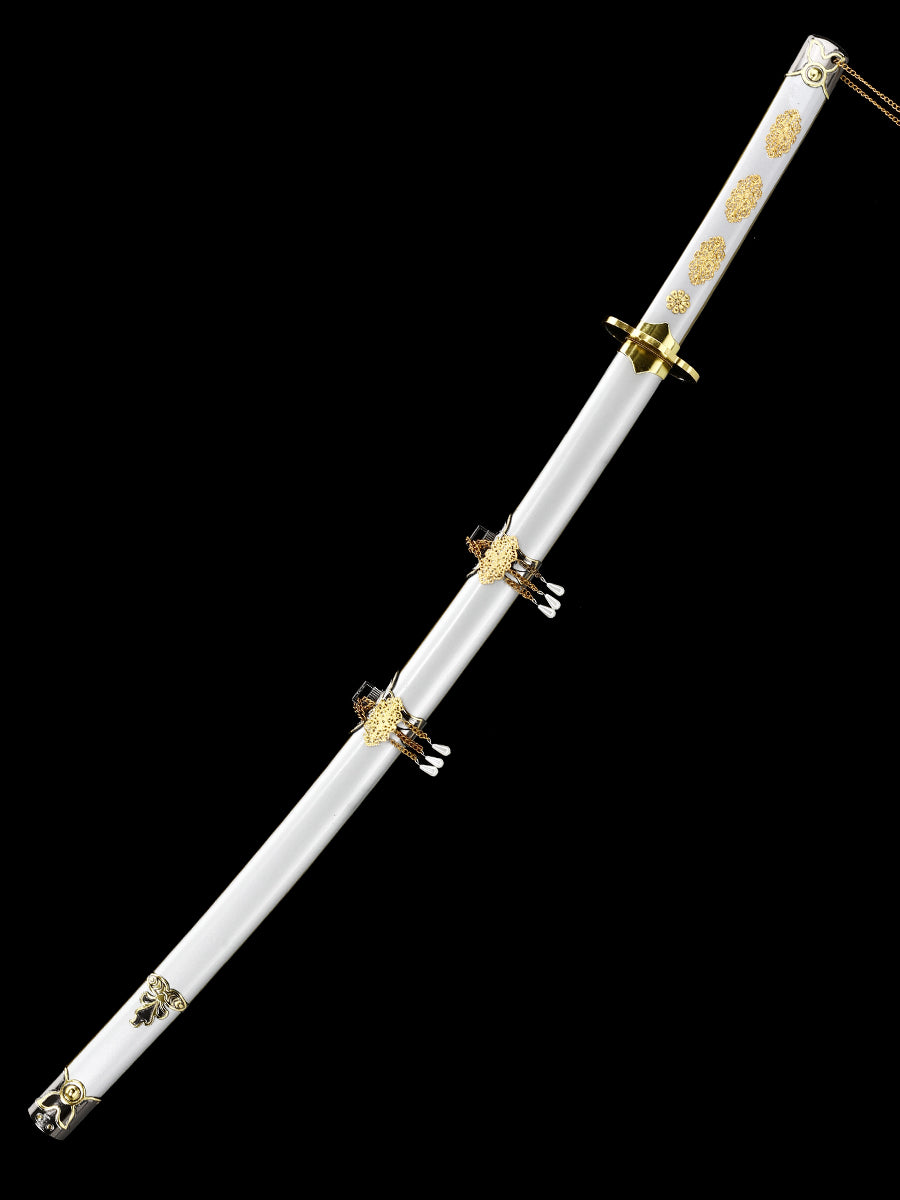 (A020)Handmade Japanese Tachi Odachi Sword High Manganese Steel With black Blade