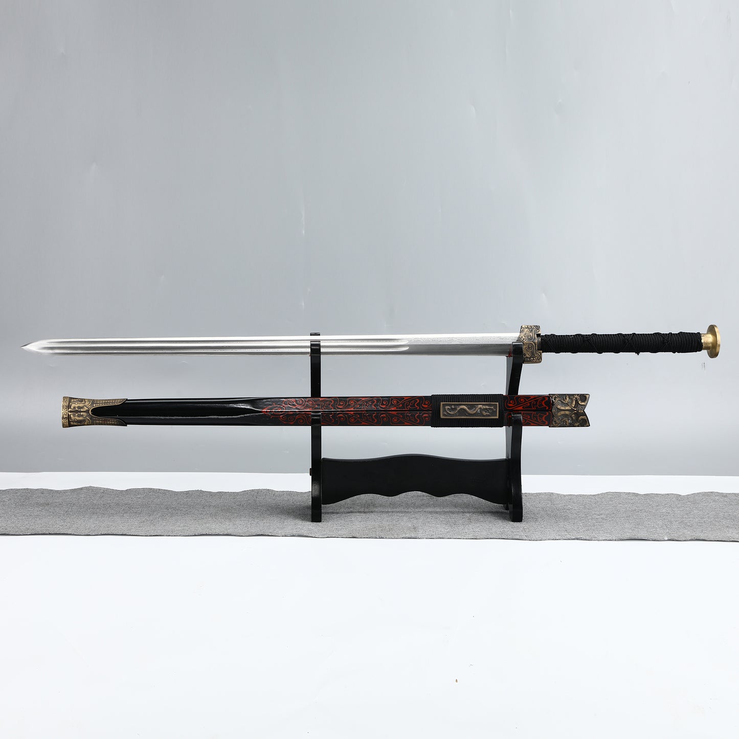 Han Dynasty Sword, Film and Television Sword, Damascus Steel Blade, Eight sided Han Sword, High end Collection