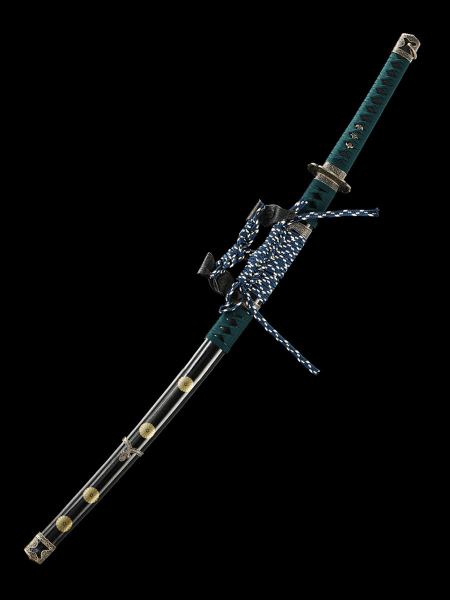 Handmade Japanese sword, Damascus steel samurai sword, Tai sword decoration collection