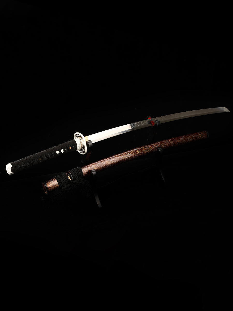 Black sword sheath manganese steel katana sword