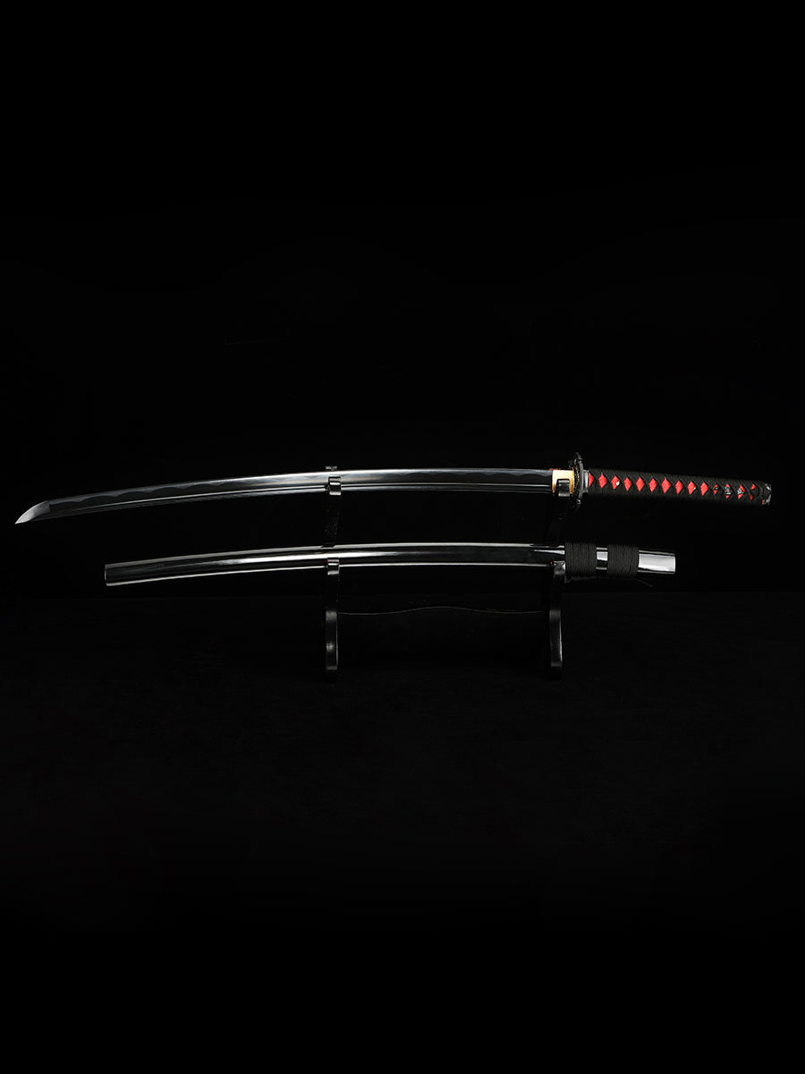 Black handmade genuine katana sword(18)