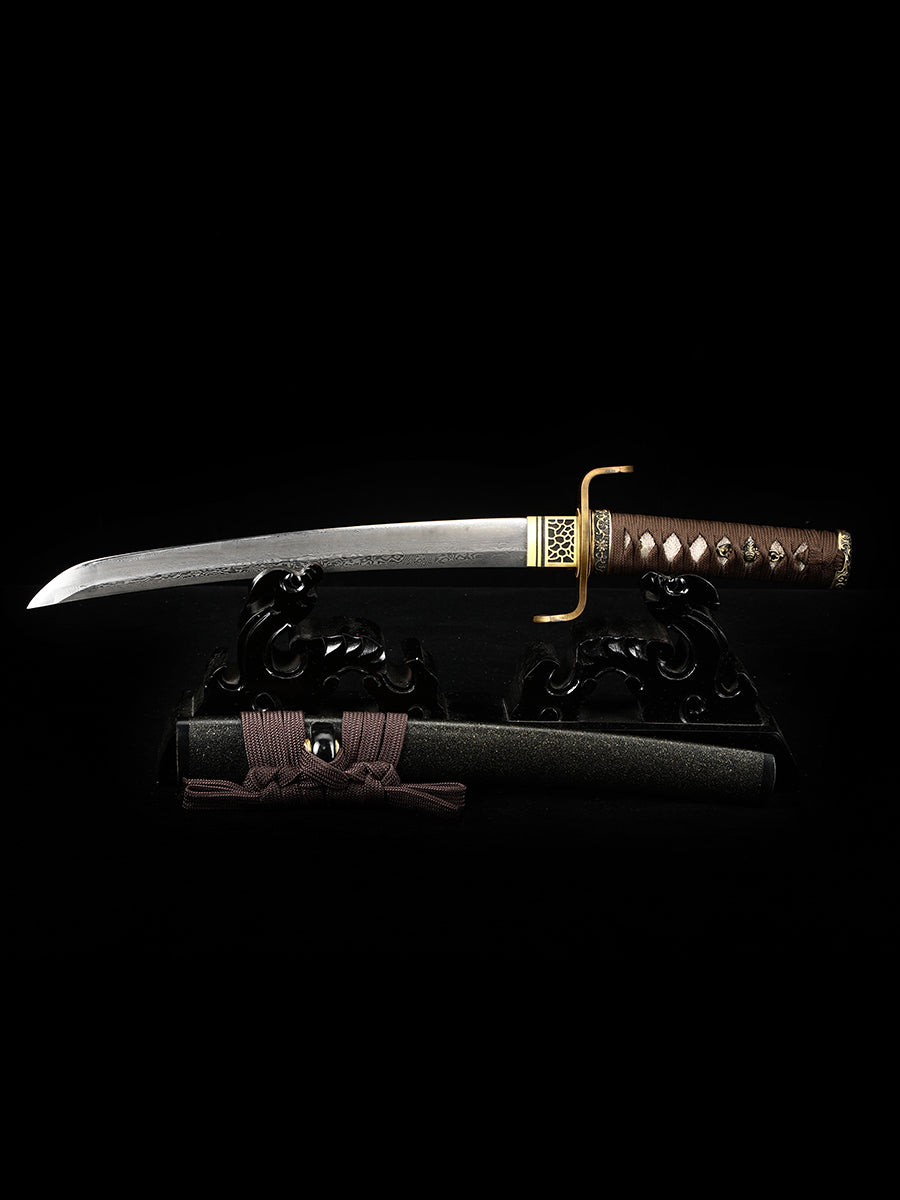 Japanese knife Damascus Steel samurai knife grinding knife knife Tan sharp all Tang 20 inch