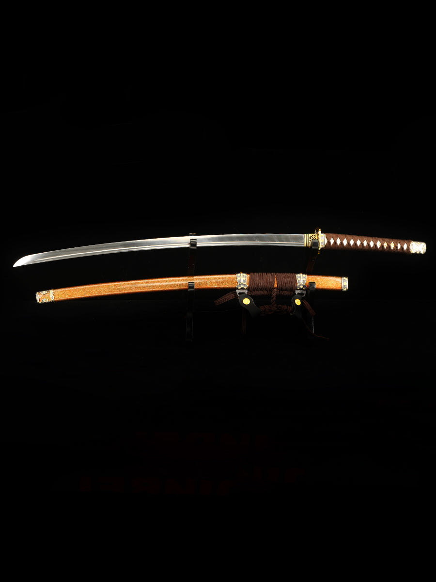 (26)Handmade Japanese Tachi Odachi Sword Pattern Steel Full Tang
