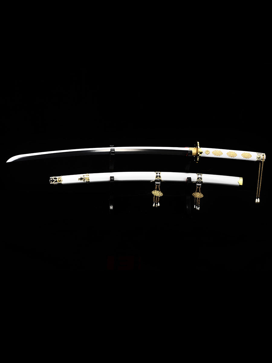 (A020)Handmade Japanese Tachi Odachi Sword High Manganese Steel With black Blade