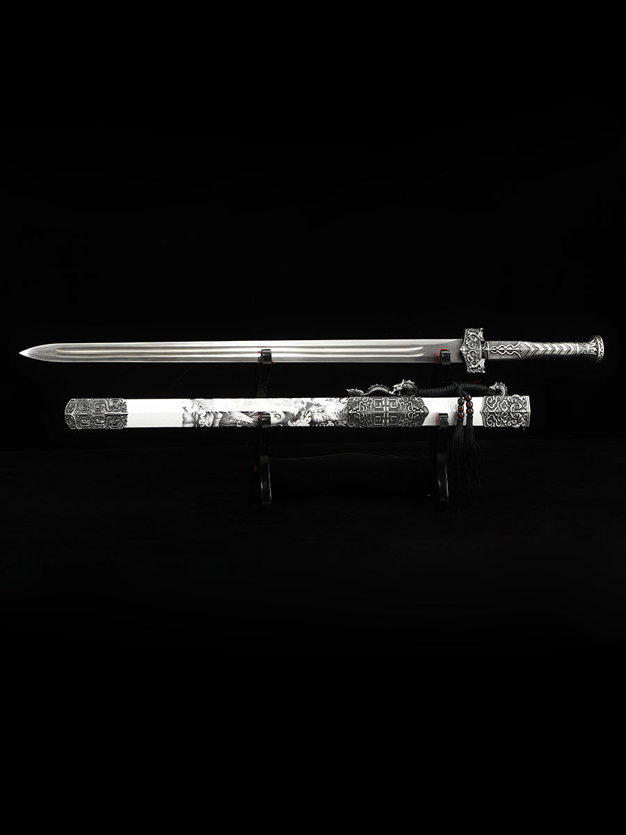 Chinese Sword Film and Television Sword Costume Collection Sword 1090 Steel Sheath Hand drawn Pattern(94)