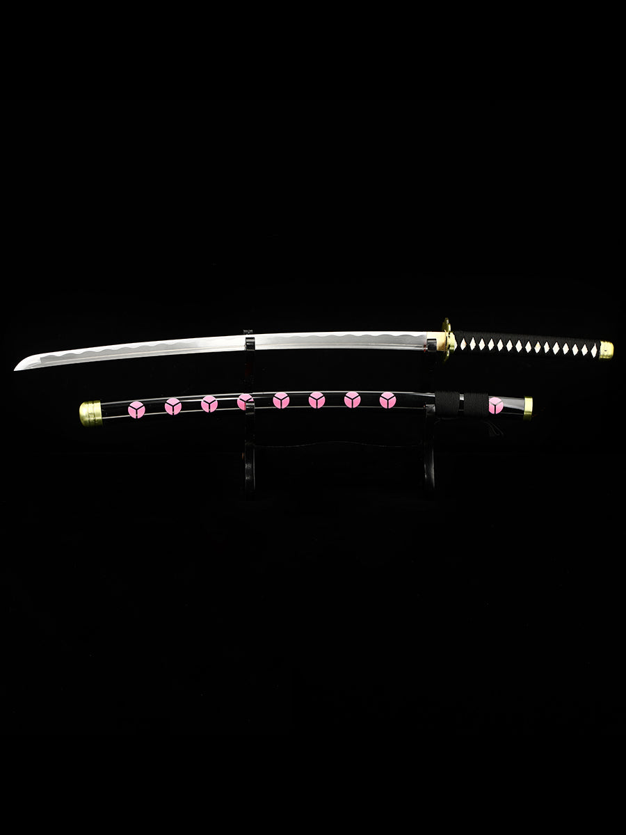 (A014)One Piece series (Akimizu Samurai sword)Japanese samurai katana carbon steel COS men's fine gift series(46)