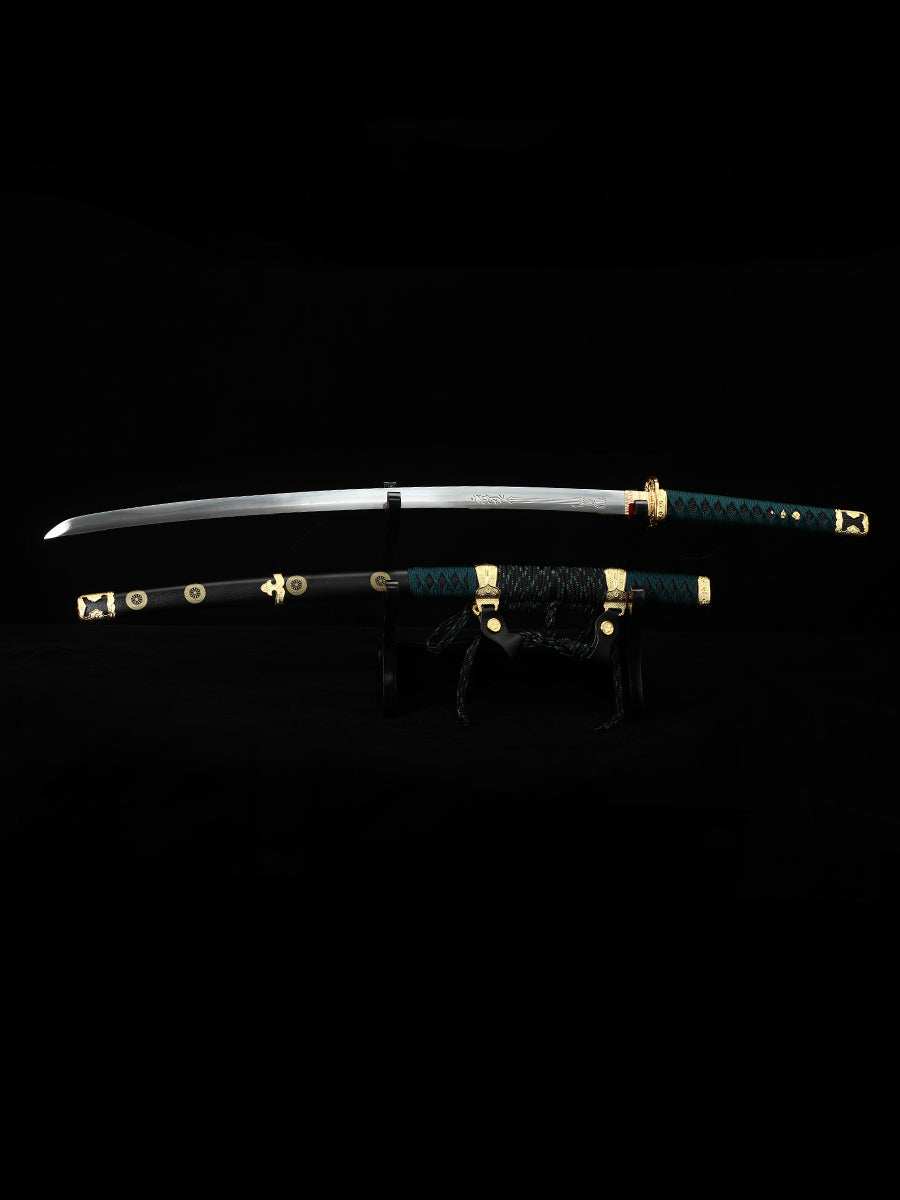 Japanese Samurai Sword Taidao 1095 steel hand carved blade