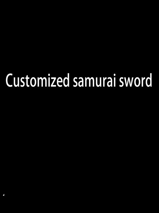 118 Customized samurai sword
