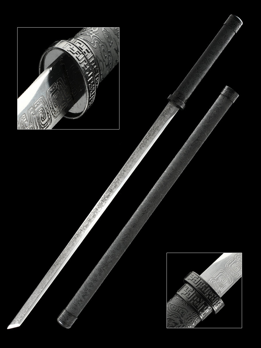 1095 Steel Battle Preparation Japanese Ninja Straight Knife