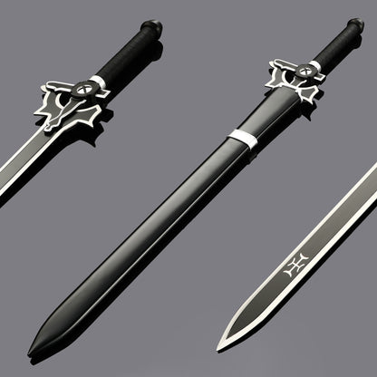 (A41)Sword God Domain Anime Sword COS Black Sword