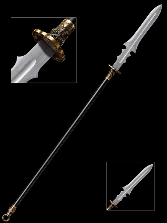 Eighteen weapons for decoration and collection, Dragon Gallbladder Bright Silver Spear
