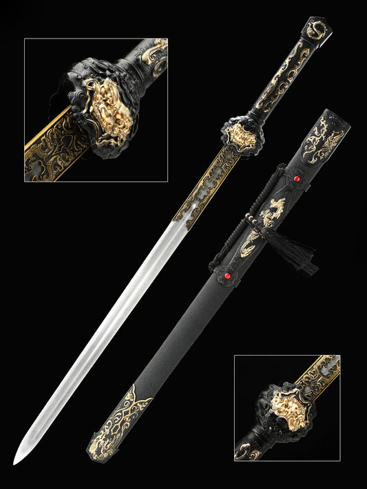 Chinese Sword, Han Dynasty Sword, Film and Television Sword, 1060 Steel Production, Blunt Practice Sword（86）