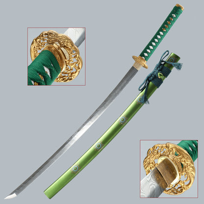 entez Real Katana Sword, Authentic Japanese Samurai Sword, Full Tang, Real for Collectors and Martial Arts Enthusiasts