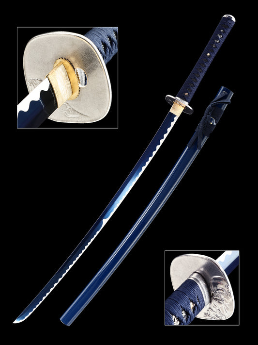 (A39) Japanese samurai sword handmade 1095 steel forging