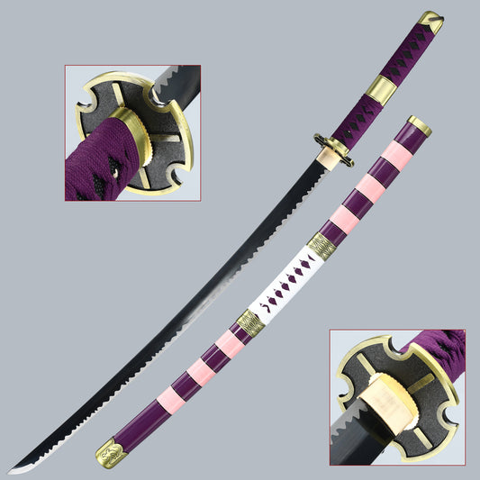 (53) One Piece Series Authentic Japanese samurai katana carbon steel COS men's fine gift series