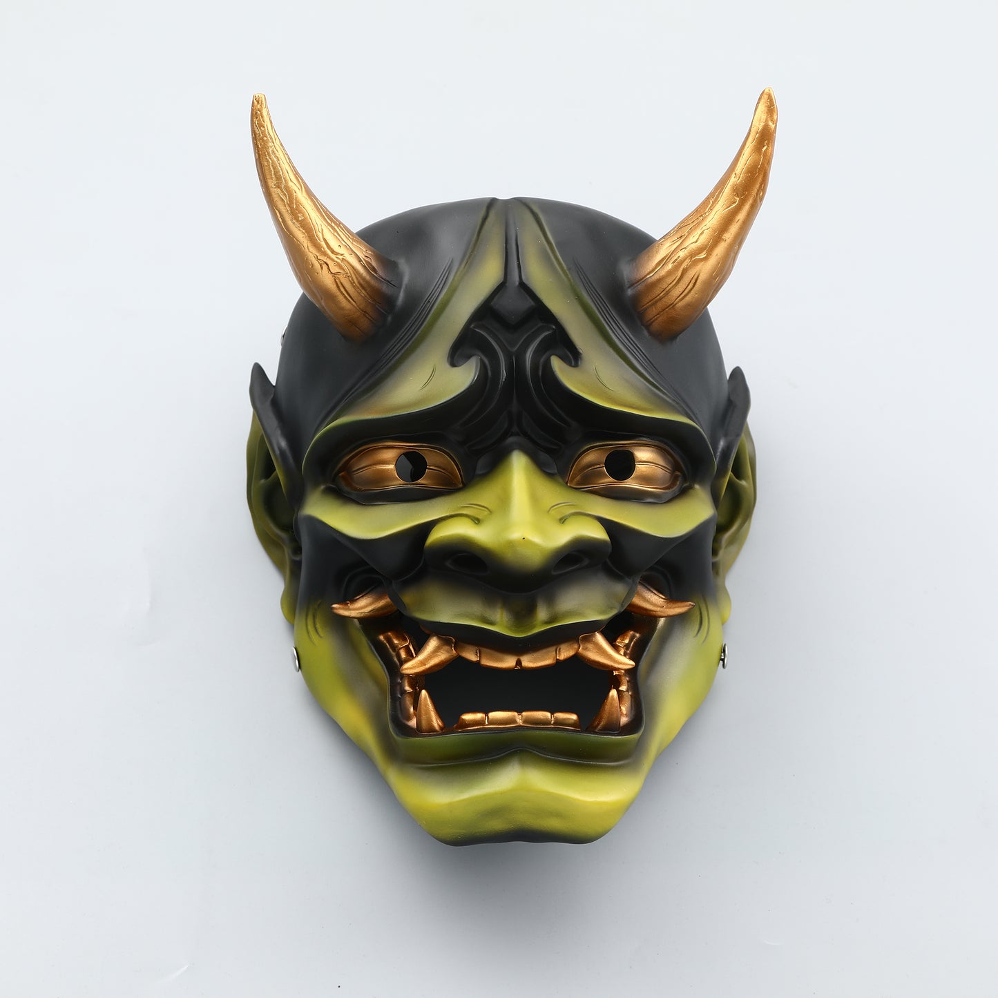 Demon King Hundred Ghosts Dress up Prop Halloween Horror Tattoo Decoration Japanese Mask COS