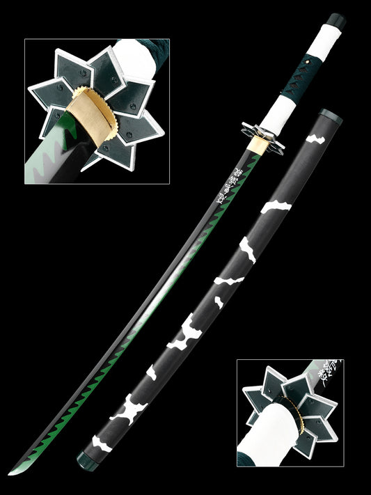 (24)Demon Slayer  kimetsu no yaiba Truly handmade katana sword Shinazugawa Sanemi
