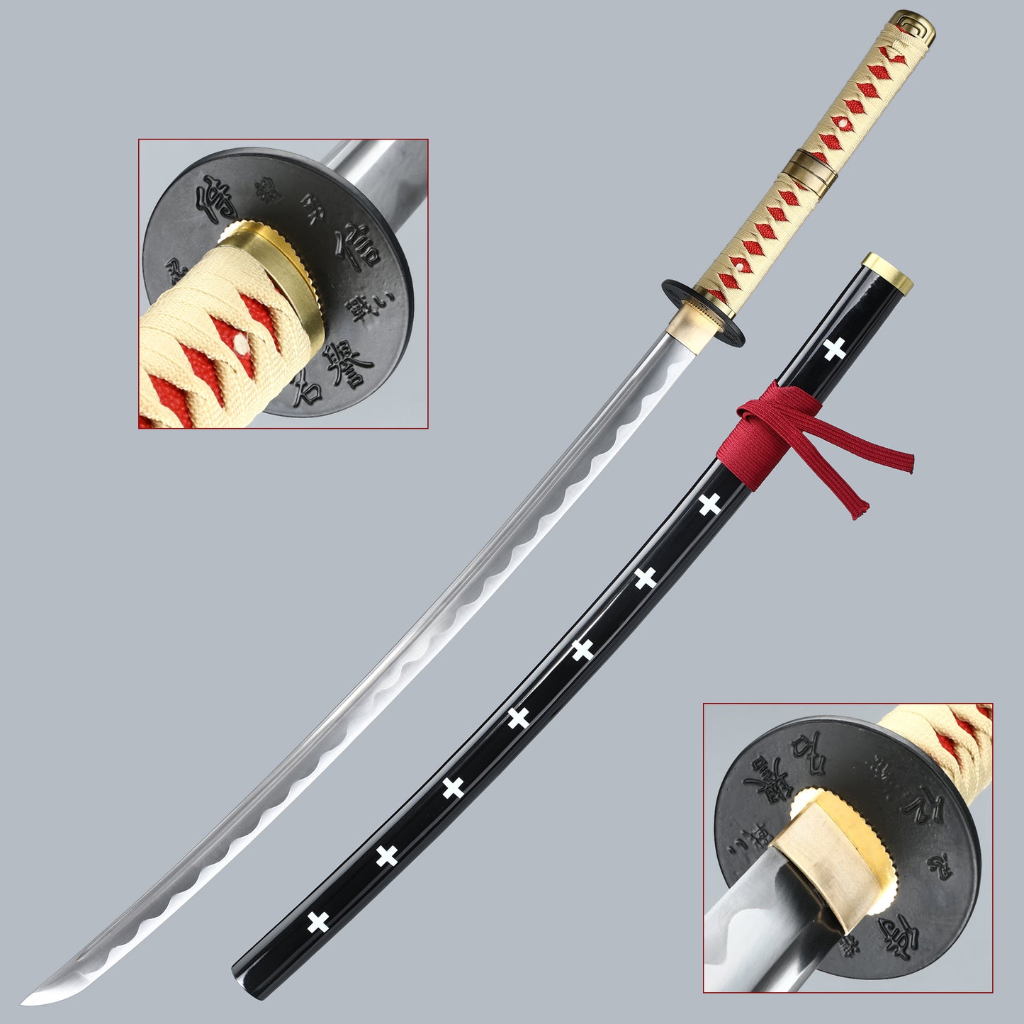 (49) One Piece Series Authentic Japanese samurai katana carbon steel COS men's fine gift series