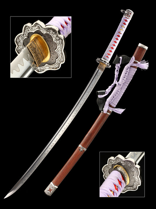(69)Japanese samurai sword collection sword manganese steel forging unique sword