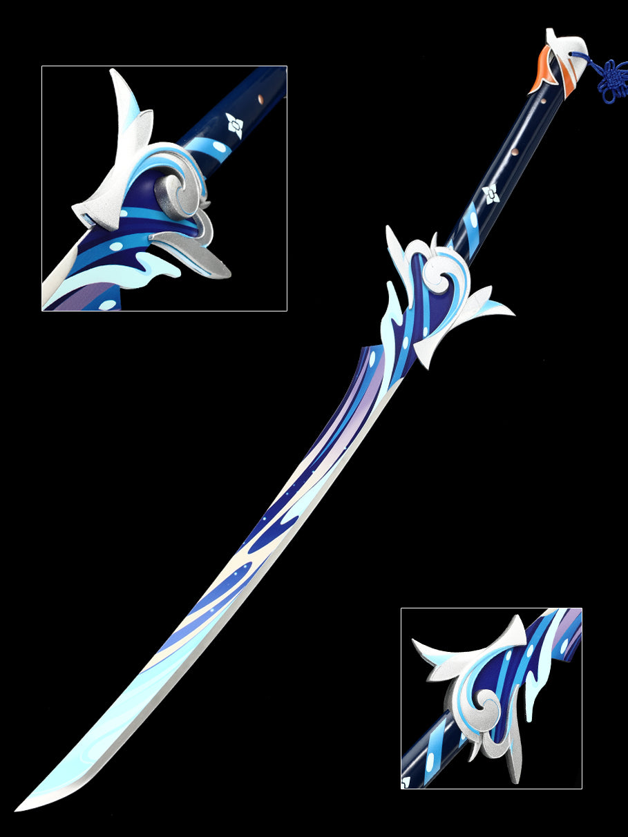（A35）Role playing knife with blue blade