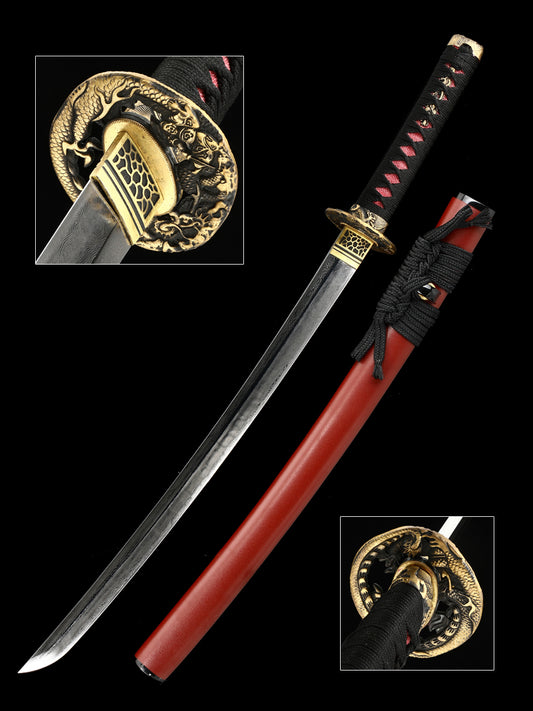 Advanced Samurai Handmade Katana Dama Steel Handmade Forging All Tang Dynasty