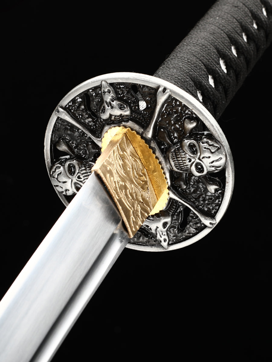 HERO SWORD Battle Sword Manganese Steel Full Tang Sharp Chinese Sword,Samurai Sword,Katana,Cool Weapon for Men