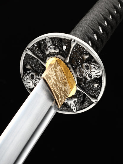 HERO SWORD Battle Sword Manganese Steel Full Tang Sharp Chinese Sword,Samurai Sword,Katana,Cool Weapon for Men