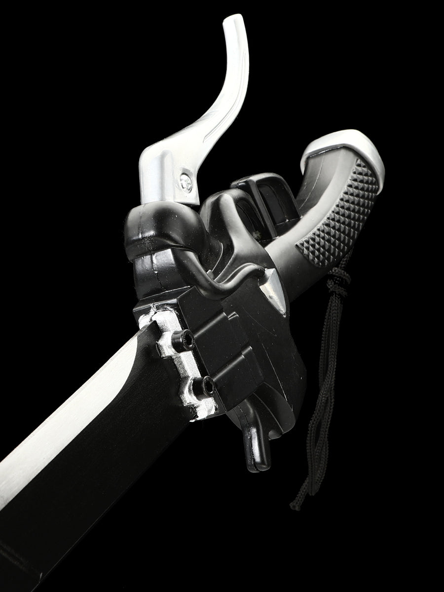 (A43)Pistol Handle Role Playing Knife Black Blade