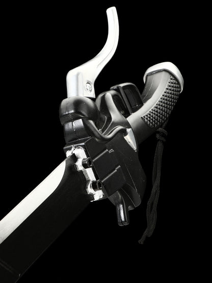 (A43)Pistol Handle Role Playing Knife Black Blade