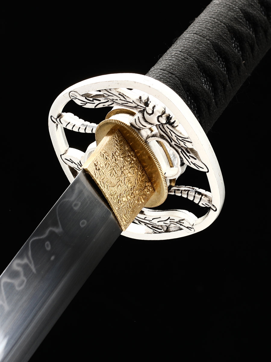 Black sword sheath manganese steel katana sword